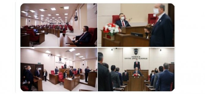 TC Cumhurbaşkanı Yardımcısı Fuat Oktay’dan Cumhuriyet Meclisi’nden ‘ant içme töreni’ paylaşımı