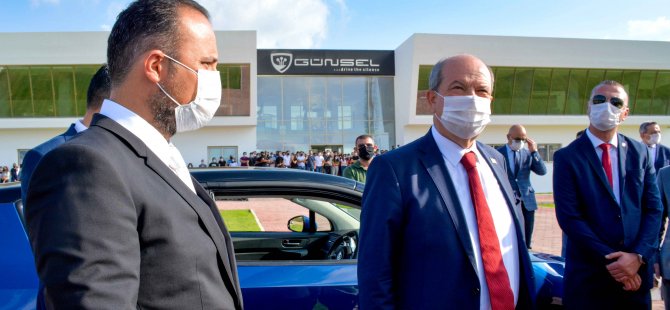 Cumhurbaşkanı Ersin Tatar KKTC’nin Yerli Otomobili “GÜNSEL B9” İle Test Sürüşü Gerçekleştirdi