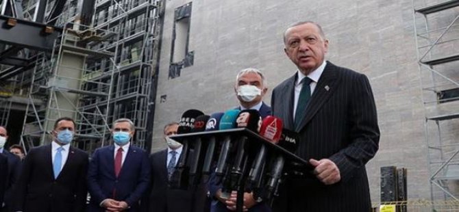 Erdoğan: Taksim Camisi İnşaatının Ramazan Ayı İçerisinde Yetişmesine Dair Bilgi Aldım