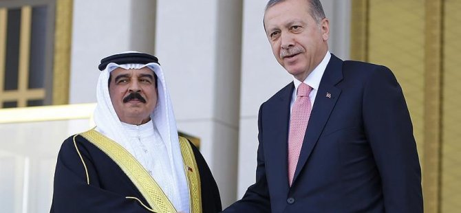 Cumhurbaşkanı Erdoğan, Bahreyn Kralı Hamad Bin İsa El Halife İle Görüştü