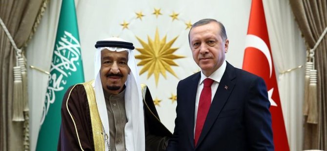 Cumhurbaşkanı Erdoğan, Suudi Arabistan Kralı Selman İle Görüştü