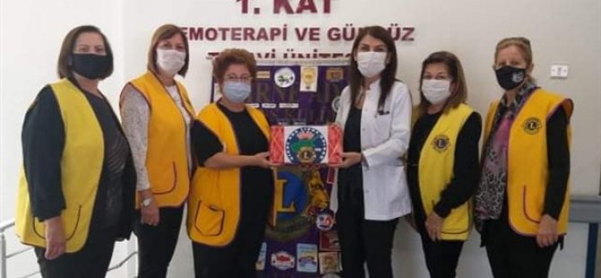 Girne Ada Lions Kulübü’nden Onkoloji Bölümüne Bağış