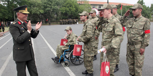 GKK’dan engelli vatandaşlara Temsili Askerlik Uygulaması 16 Mayıs’ta…