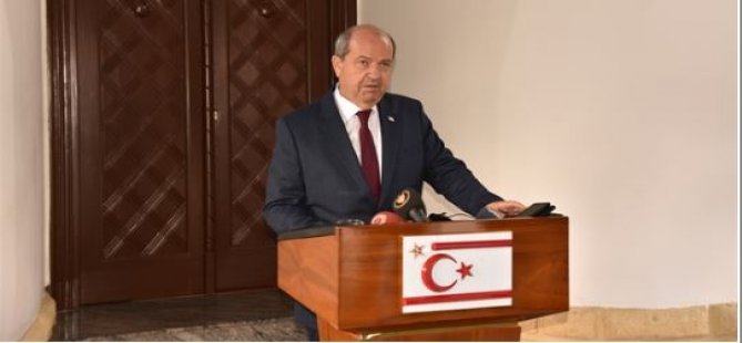 Cumhurbaşkanı Tatar: “Kıbrıs Türk tarafının 5+1 konferansına federasyonu görüşmeye gitmeyeceğini Lute’a ilettik”