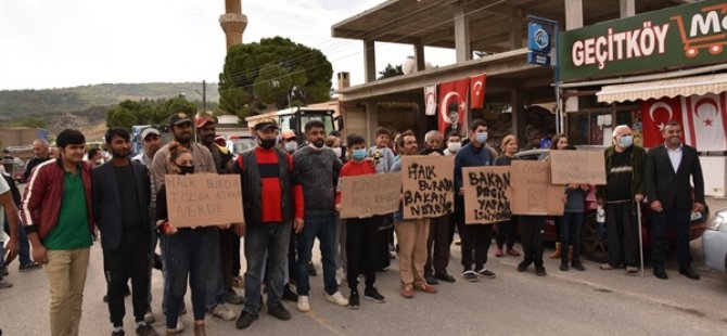 Geçitköy Halkı “Bölgelerine Hız Tespit Kamerası Konulmadığı” Gerekçesiyle Yol Kapatıp Eylem Yaptı