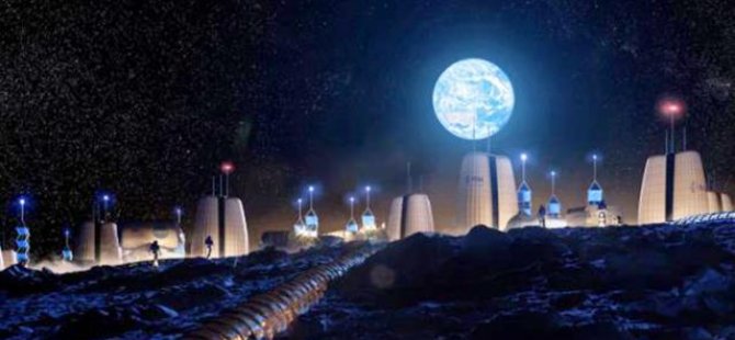 Ay'da inşa edilecek evlerin görüntüleri paylaşıldı! Verilecek isim bile hazır