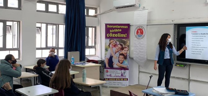 Girne Belediyesi Danışma Ve Destek Merkezi'nden Akran Zorbalığı Konusunda Eğitim