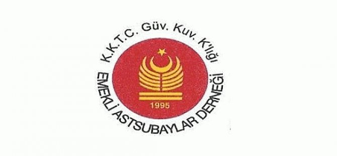 KKTC Güvenlik Kuvvetleri Komutanlığı Emekli Astsubayları Derneğinden Yeni Yıl Mesajı