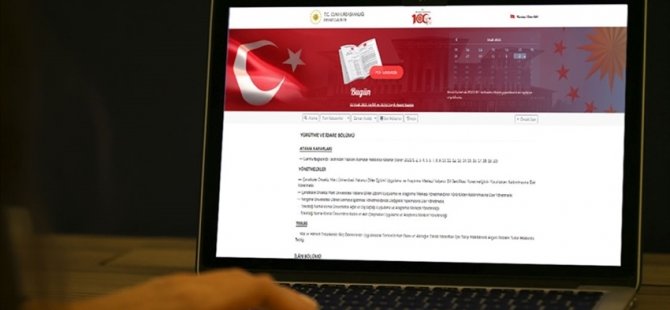 Αρκετές περιοχές στην Τουρκία 7 ξεχωριστή διεθνής συμφωνία, έχει δημοσιευτεί στην Επίσημη Εφημερίδα