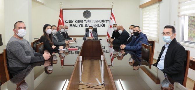 Ο Υπουργός Οικονομικών Oğuz συναντήθηκε με την Αντιπροσωπεία GÜÇ-SEN.