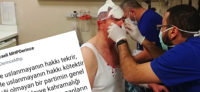 Κοινή χρήση για τον Selçuk Özdağ, που δέχθηκε επίθεση από τον οργανισμό MHP: Υγεία σε όσους το έκαναν!