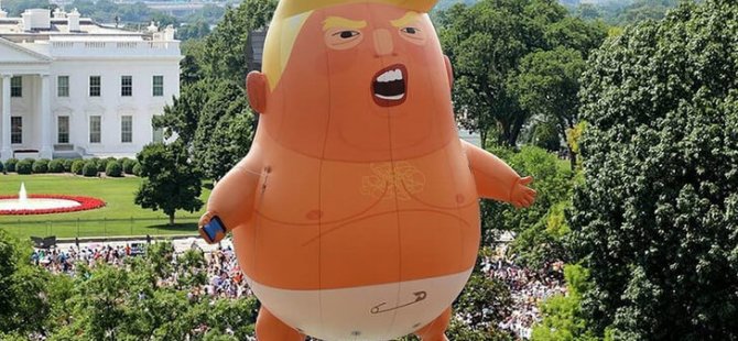 'Bebek Trump' balonu Londra Müzesi'nde sergilenecek