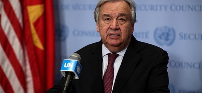Guterres, Kıbrıs Konusunda İlgili Tarafları En Yakın Tarihte Toplantıya Davet Edeceğini Açıkladı
