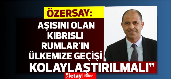 Η Özersay ζήτησε φορολογία και ηλεκτρική ενέργεια για τους εμπόρους και εκείνους που έχασαν τη δουλειά τους