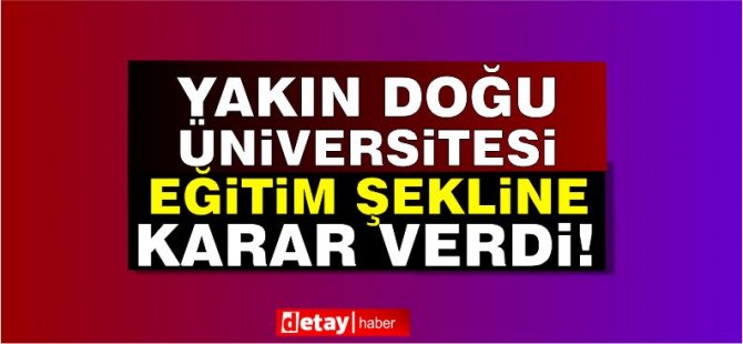 YDÜ eğitim şekline karar verdi!