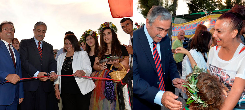 7. Mormenekşe Festivalini Cumhurbaşkanı Akıncı açtı