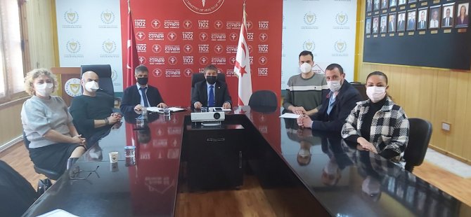 “Ο Υπουργός Üstel πραγματοποίησε συνάντηση με την Ένωση Τούρκων Ιατρών Κύπρου, την Ένωση Νοσηλευτών και Μαιών και τον Ιατρικό Σύλλογο”