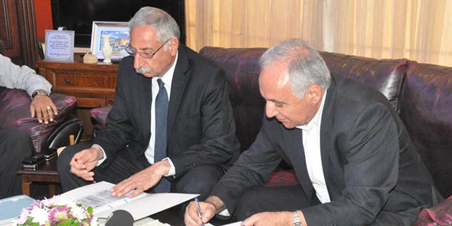 Girne Belediyesi 6 Bin 150 tonluk asfalt ihale sözleşmesi imzaladı