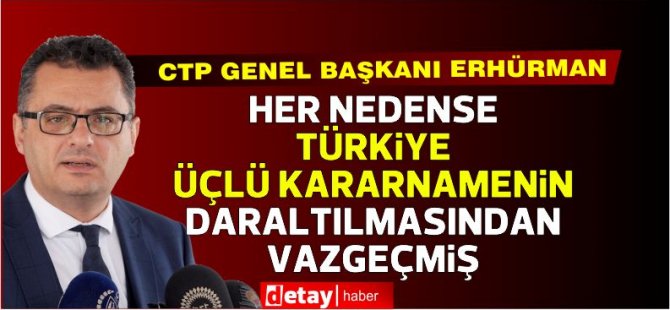 Erhürman: «Ας διασφαλίσουμε ότι οι διευθυντές και ακόμη και οι« διοικητικοί υπο γραμματείς »αποκλείονται από το τριμερές διάταγμα».