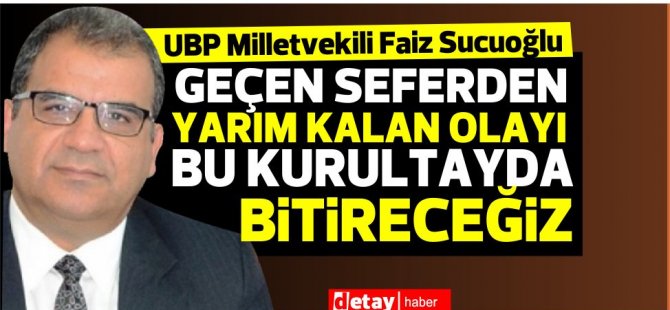Sucuoğlu: Είχα μια έρευνα.  Την τελευταία φορά πήρα 41 τοις εκατό.  Τώρα είμαι πολύ μπροστά και πολύ πιο άνετα