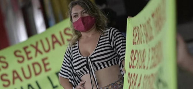 Brezilya'da seks işçileri aşılamada öncelik istedi: Ön saftayız