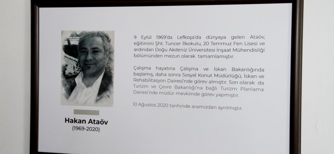 Το όνομα του Hakan Ataöv δόθηκε στην αίθουσα συνεδριάσεων του Υπουργείου …