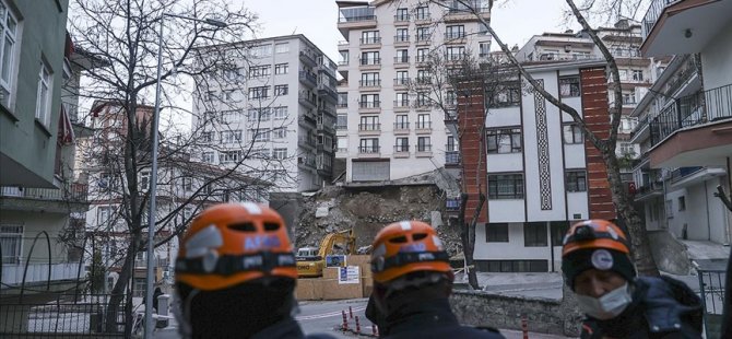 Το διώροφο κτίριο εκκενώθηκε λόγω του κινδύνου κατάρρευσης στην Άγκυρα