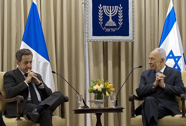 Eski Fransa Cumhurbaşkanı Sarkozy İsrail'de