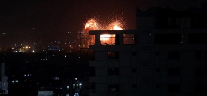 Αεροπορική επίθεση από τον ισραηλινό στρατό στη Γάζα