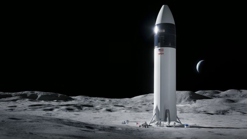 Το SpaceX θα κάνει το διαστημικό σκάφος της NASA να προσγειώσει έναν αστροναύτη στη Σελήνη