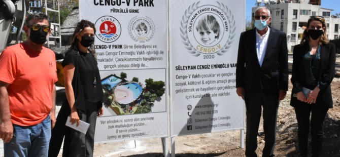 Girne’de yeni park ve aktivite alanının temeli atıldı