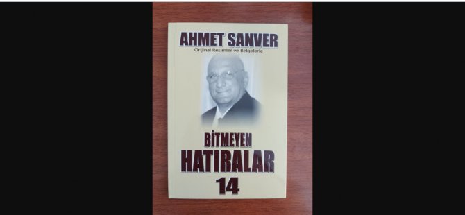 Ahmet Sanver’in 14.  kitabı çıktı