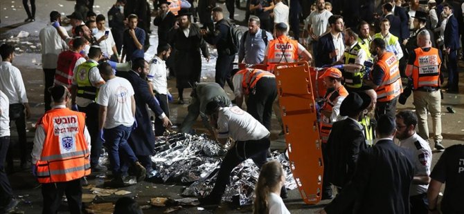 İsrail’de, Lag BaOmer Bayramı kutlamalarında yaşanan izdiham nedeniyle 44 kişi öldü