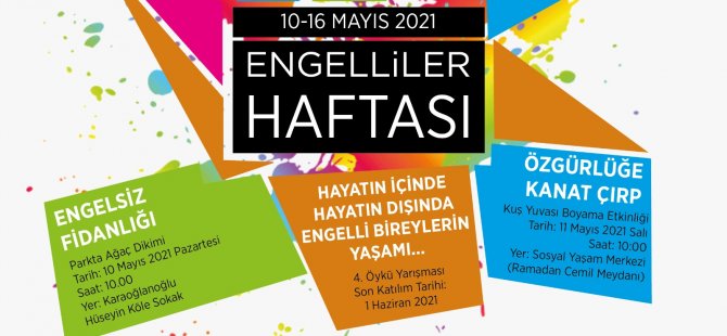Girne’de 10-16 Mayıs Engelliler Haftası Etkinlikleri Düzenleniyor