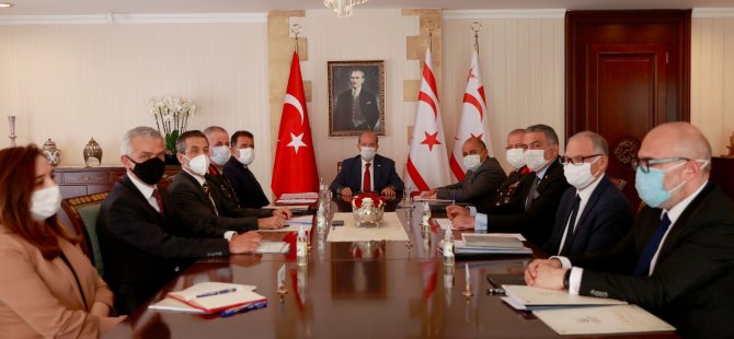 Üst Koordinasyon Kurulu, Cumhurbaşkanı Ersin Tatar’ın başkanlığında Cumhurbaşkanlığı’nda toplandı