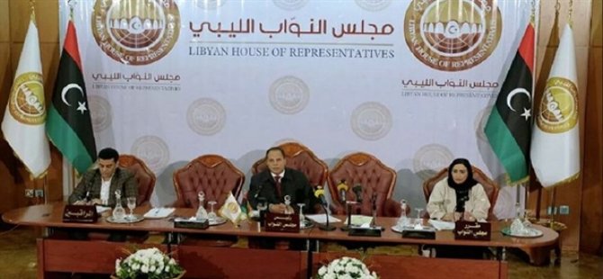 Libya Temsilciler Meclisi: Batılı 5 Ülkenin Seçimlere İlişkin Açıklaması İç İşlerimize Müdahaledir