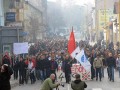 Bosna Hersek'te protesto gösterisi