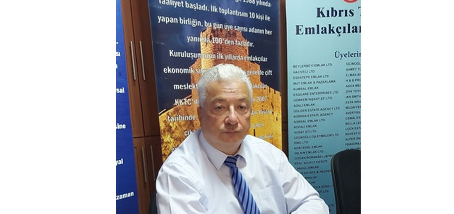 Kıbrıs Türk Emlakçılar Birliği başkanlığına yeniden Hasan Sungur seçildi
