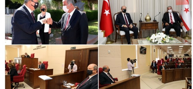 Cumhurbaşkanı Ersin Tatar, Meclis’i bilgilendiriyor