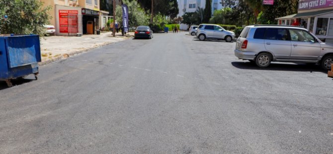 Gazimağusa Belediyesi Dumlupınar Mahallesi’ndeki Asfalt Dökümünü Tamamladı