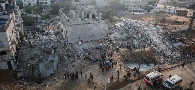 Gazze'de 41'i çocuk, 23'ü kadın 145 Filistinli hayatını kaybetti, 1100 kişi yaralandı