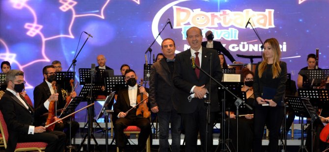 Cumhurbaşkanı Ersin Tatar, KKTC Cumhurbaşkanlığı Senfoni Orkestrası’nın Güzelyurt Portakal Festivali’nin Kapanış Konseri’ni izledi