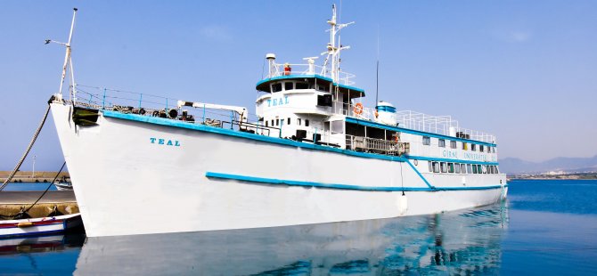 Girne Üniversitesi’ne ait TEAL gemisi, Bayındırlık ve Ulaştırma Bakanlığı iş birliği ile müze oluyor