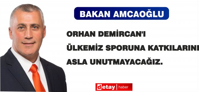 Amcaoğlu'ndan Başsağlığı