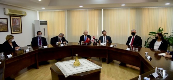 Dışişleri Bakanı Ertuğruloğlu, CHP Genel Başkanı Kılıçdaroğlu İle Görüştü