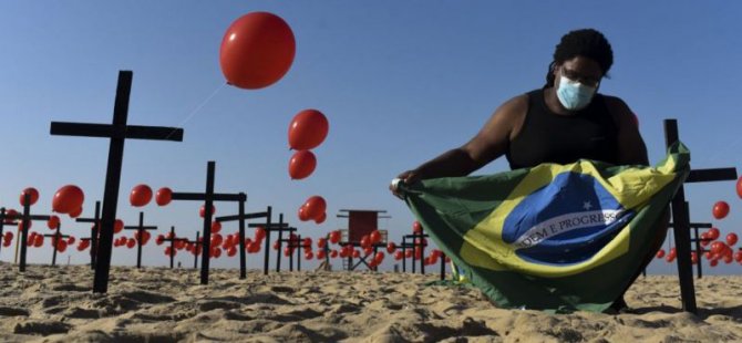 Brezilya'da Covid-19 Ölümleri 500 Bini Aştı