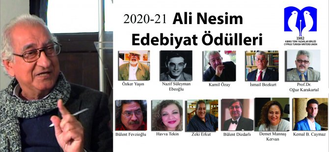 2020-2021 Ali Nesim Edebiyat Ödülleri  Sahiplerini Buluyor