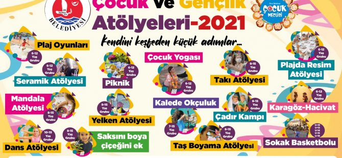 Girne Belediyesi Yaz Tatili Çocuk Atölyeleri Başlıyor