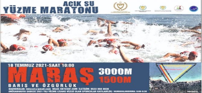 “Barış ve Özgürlük Açık Su Yüzme Maratonu” Düzenleniyor