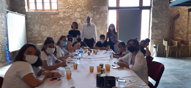 Girne Belediyesi Yaz Tatili Çocuk Atölyeleri Takı Atölyesiyle Devam Etti